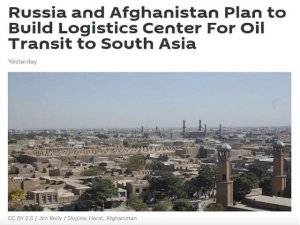 Art&iacute;culo de opini&oacute;n: 'An&aacute;lisis de la importancia estrat&eacute;gica del centro petrolero afgano supuestamente planificado por Rusia'