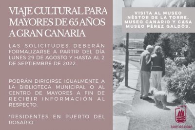 Puerto del Rosario: El Ayuntamiento capitalino organiza un Viaje Cultural para mayores de 65 a&ntilde;os a Gran Canaria