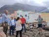 Los gerentes del Consejo Insular de Aguas y el Consorcio de Emergencias visitan La Aldea para conocer las consecuencias de la tormenta