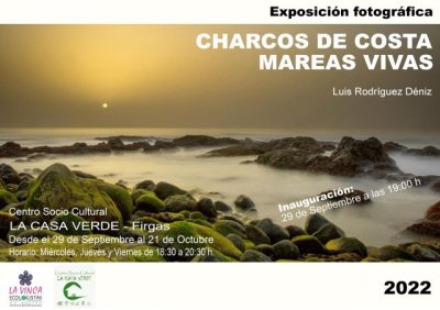 Villa de Firgas: La exposici&oacute;n &ldquo;Charcos de costa. Mareas vivas&rdquo; se inaugura el 29 de septiembre