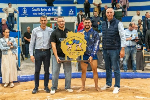 Lucha Canaria: El Unión Agüimes, campeón de la Liga Cabildo de Gran Canaria en su Segunda Categoría