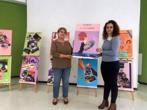 Abierta la exposición de carteles feministas en el Club del Mayor de Gáldar
