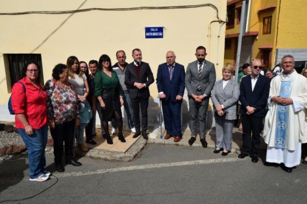 Gáldar honra la memoria de Agustín Sánchez Díaz con una calle a su nombre en Marmolejos