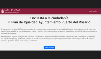 Puerto del Rosario invita a participar en una encuesta que permita realizar la elaboraci&oacute;n del II Plan de Igualdad