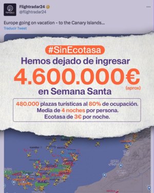 Unidas S&iacute; Podemos afirma que una Ecotasa habr&iacute;a recaudado en Semana Santa &ldquo;cinco millones de euros&rdquo;